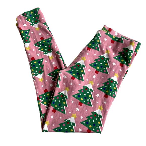 Mini Boden Festive Christmas Leggings - Pink - 11-12 - Picture 1 of 11